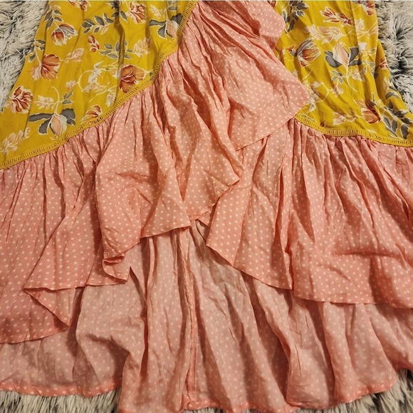 Solitaire Bali wrap style ruffle prairie maxi skirt size XL NEW!!! - Picture 5 of 8